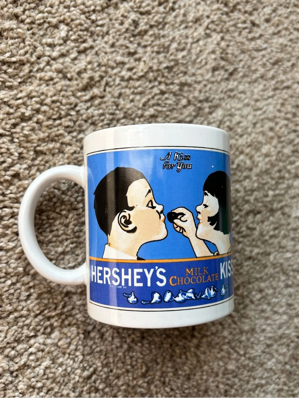 Vintage Hersheys kiss coffee mug